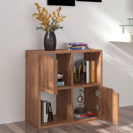 vidaXL Bücherregal Braun Eichen-Optik 60x27,5x59,5 cm Holzwerkstoff