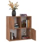 vidaXL Bücherregal Braun Eichen-Optik 60x27,5x59,5 cm Holzwerkstoff vidaXL Bücherregal Braun Eichen-Optik 60x27,5x59,5 cm Holzwerkstoff