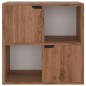 vidaXL Bücherregal Braun Eichen-Optik 60x27,5x59,5 cm Holzwerkstoff vidaXL Bücherregal Braun Eichen-Optik 60x27,5x59,5 cm Holzwerkstoff