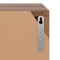 vidaXL Bücherregal Braun Eichen-Optik 60x27,5x59,5 cm Holzwerkstoff vidaXL Bücherregal Braun Eichen-Optik 60x27,5x59,5 cm Holzwerkstoff