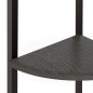 vidaXL Eckregal mit 3 Ablagen Schwarz 45,5x31,5x120 cm vidaXL Eckregal mit 3 Ablagen Schwarz 45,5x31,5x120 cm