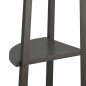vidaXL Eckregal mit 3 Ablagen Schwarz 45,5x31,5x120 cm vidaXL Eckregal mit 3 Ablagen Schwarz 45,5x31,5x120 cm