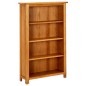 vidaXL Bücherregal 4 Fächer 70x22x110 cm Massivholz Eiche vidaXL Bücherregal 4 Fächer 70x22x110 cm Massivholz Eiche