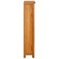 vidaXL Bücherregal 4 Fächer 70x22x110 cm Massivholz Eiche vidaXL Bücherregal 4 Fächer 70x22x110 cm Massivholz Eiche