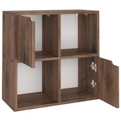 vidaXL Bücherregal Räuchereiche 60x27,5x59,5 cm Holzwerkstoff