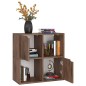 vidaXL Bücherregal Räuchereiche 60x27,5x59,5 cm Holzwerkstoff vidaXL Bücherregal Räuchereiche 60x27,5x59,5 cm Holzwerkstoff