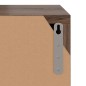 vidaXL Bücherregal Räuchereiche 60x27,5x59,5 cm Holzwerkstoff vidaXL Bücherregal Räuchereiche 60x27,5x59,5 cm Holzwerkstoff