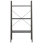 vidaXL Standregal mit 3 Böden Schwarz 56x35x108 cm vidaXL Standregal mit 3 Böden Schwarz 56x35x108 cm