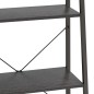 vidaXL Standregal mit 3 Böden Schwarz 56x35x108 cm vidaXL Standregal mit 3 Böden Schwarz 56x35x108 cm