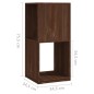 vidaXL Drehregal Braun Eiche-Optik 34,5x34,5x75,5 cm Holzwerkstoff vidaXL Drehregal Braun Eiche-Optik 34,5x34,5x75,5 cm Holzwerkstoff