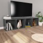 vidaXL Bücherregal/TV-Schrank Hochglanz-Grau 36x30x143cm Holzwerkstoff vidaXL Bücherregal/TV-Schrank Hochglanz-Grau 36x30x143cm Holzwerkstoff
