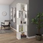vidaXL Bücherregal/Raumteiler Weiß 45x24x159 cm Holzwerkstoff vidaXL Bücherregal/Raumteiler Weiß 45x24x159 cm Holzwerkstoff