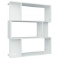 vidaXL Bücherregal/Raumteiler Weiß 80x24x96 cm Holzwerkstoff vidaXL Bücherregal/Raumteiler Weiß 80x24x96 cm Holzwerkstoff