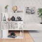 vidaXL Bücherregal/Raumteiler Weiß 80x24x96 cm Holzwerkstoff vidaXL Bücherregal/Raumteiler Weiß 80x24x96 cm Holzwerkstoff
