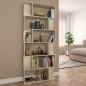 vidaXL Bücherregal/Raumteiler Sonoma-Eiche 80x24x192 cm Holzwerkstoff vidaXL Bücherregal/Raumteiler Sonoma-Eiche 80x24x192 cm Holzwerkstoff