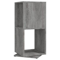 vidaXL Drehregal Betongrau 34,5x34,5x75,5 cm Holzwerkstoff