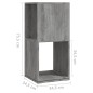 vidaXL Drehregal Betongrau 34,5x34,5x75,5 cm Holzwerkstoff vidaXL Drehregal Betongrau 34,5x34,5x75,5 cm Holzwerkstoff