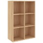 vidaXL Bücherregal/Sideboard Sonoma-Eiche 66x30x98 cm Holzwerkstoff vidaXL Bücherregal/Sideboard Sonoma-Eiche 66x30x98 cm Holzwerkstoff