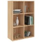 vidaXL Bücherregal/Sideboard Sonoma-Eiche 66x30x98 cm Holzwerkstoff vidaXL Bücherregal/Sideboard Sonoma-Eiche 66x30x98 cm Holzwerkstoff
