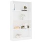 vidaXL Bücherregal 4 Fächer Weiß 80x24x142 cm Holzwerkstoff vidaXL Bücherregal 4 Fächer Weiß 80x24x142 cm Holzwerkstoff