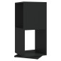 vidaXL Drehregal Schwarz 34,5x34,5x75,5 cm Holzwerkstoff vidaXL Drehregal Schwarz 34,5x34,5x75,5 cm Holzwerkstoff