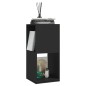 vidaXL Drehregal Schwarz 34,5x34,5x75,5 cm Holzwerkstoff vidaXL Drehregal Schwarz 34,5x34,5x75,5 cm Holzwerkstoff