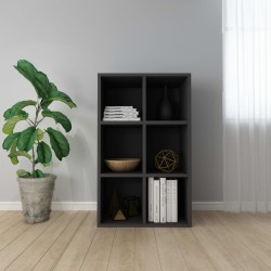 vidaXL Bücherregal/Sideboard Schwarz 66x30x97,8 cm Holzwerkstoff