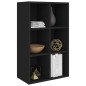 vidaXL Bücherregal/Sideboard Schwarz 66x30x97,8 cm Holzwerkstoff vidaXL Bücherregal/Sideboard Schwarz 66x30x97,8 cm Holzwerkstoff