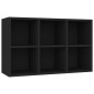 vidaXL Bücherregal/Sideboard Schwarz 66x30x97,8 cm Holzwerkstoff vidaXL Bücherregal/Sideboard Schwarz 66x30x97,8 cm Holzwerkstoff