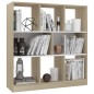 vidaXL Bücherregal Weiß und Sonoma-Eiche 97,5x29,5x100cm Holzwerkstoff vidaXL Bücherregal Weiß und Sonoma-Eiche 97,5x29,5x100cm Holzwerkstoff
