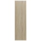 vidaXL Bücherregal Weiß und Sonoma-Eiche 97,5x29,5x100cm Holzwerkstoff vidaXL Bücherregal Weiß und Sonoma-Eiche 97,5x29,5x100cm Holzwerkstoff