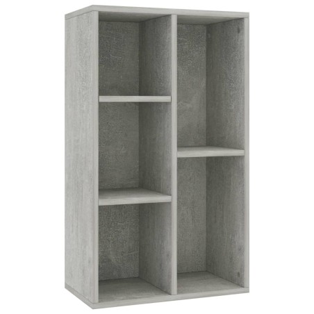 vidaXL Bücherregal/Sideboard Betongrau 50x25x80 cm Holzwerkstoff