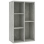 vidaXL Bücherregal/Sideboard Betongrau 50x25x80 cm Holzwerkstoff vidaXL Bücherregal/Sideboard Betongrau 50x25x80 cm Holzwerkstoff