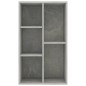 vidaXL Bücherregal/Sideboard Betongrau 50x25x80 cm Holzwerkstoff vidaXL Bücherregal/Sideboard Betongrau 50x25x80 cm Holzwerkstoff