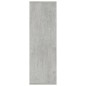 vidaXL Bücherregal/Sideboard Betongrau 50x25x80 cm Holzwerkstoff vidaXL Bücherregal/Sideboard Betongrau 50x25x80 cm Holzwerkstoff