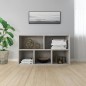 vidaXL Bücherregal/Sideboard Betongrau 50x25x80 cm Holzwerkstoff vidaXL Bücherregal/Sideboard Betongrau 50x25x80 cm Holzwerkstoff