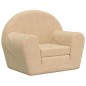 Schlafsofa für Kinder Creme Weicher Plüsch Schlafsofa für Kinder Creme Weicher Plüsch