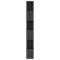 vidaXL Bücherregal/Raumteiler Schwarz 80x24x192 cm Holzwerkstoff vidaXL Bücherregal/Raumteiler Schwarz 80x24x192 cm Holzwerkstoff