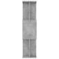 vidaXL Bücherregal/Raumteiler Betongrau 80x24x96 cm Holzwerkstoff vidaXL Bücherregal/Raumteiler Betongrau 80x24x96 cm Holzwerkstoff
