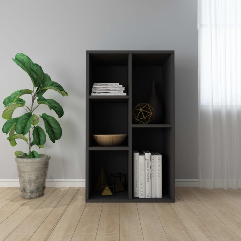 vidaXL Bücherregal/Sideboard Schwarz 50x25x80 cm Holzwerkstoff vidaXL Bücherregal/Sideboard Schwarz 50x25x80 cm Holzwerkstoff