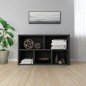 vidaXL Bücherregal/Sideboard Schwarz 50x25x80 cm Holzwerkstoff vidaXL Bücherregal/Sideboard Schwarz 50x25x80 cm Holzwerkstoff