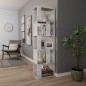 vidaXL Bücherregal/Raumteiler Betongrau 45x24x159 cm Holzwerkstoff vidaXL Bücherregal/Raumteiler Betongrau 45x24x159 cm Holzwerkstoff