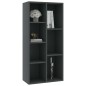 vidaXL Bücherregal Grau 50x25x106 cm Holzwerkstoff vidaXL Bücherregal Grau 50x25x106 cm Holzwerkstoff