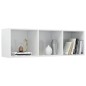 vidaXL Bücherregal/TV-Schrank Hochglanz-Weiß 36x30x114cm Holzwerkstoff vidaXL Bücherregal/TV-Schrank Hochglanz-Weiß 36x30x114cm Holzwerkstoff