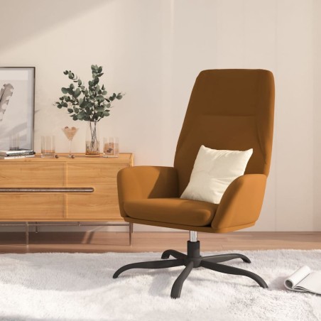 Relaxsessel Braun Samt