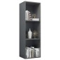 vidaXL Bücherregal/TV-Schrank Hochglanz-Grau 36x30x114cm Holzwerkstoff vidaXL Bücherregal/TV-Schrank Hochglanz-Grau 36x30x114cm Holzwerkstoff