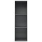 vidaXL Bücherregal/TV-Schrank Hochglanz-Grau 36x30x114cm Holzwerkstoff vidaXL Bücherregal/TV-Schrank Hochglanz-Grau 36x30x114cm Holzwerkstoff