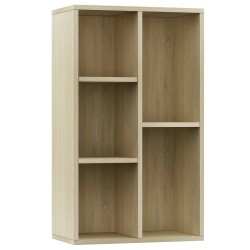 vidaXL Bücherregal/Sideboard Sonoma Eiche 50x25x80 cm Holzwerkstoff