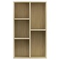 vidaXL Bücherregal/Sideboard Sonoma Eiche 50x25x80 cm Holzwerkstoff vidaXL Bücherregal/Sideboard Sonoma Eiche 50x25x80 cm Holzwerkstoff