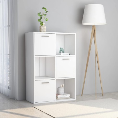 vidaXL Lagerschrank Weiß 60x29,5x90 cm Holzwerkstoff
